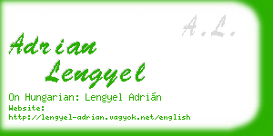 adrian lengyel business card