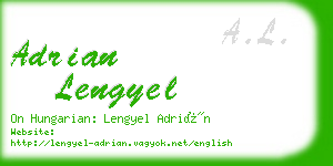 adrian lengyel business card